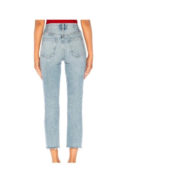 AGOLDE Riley High Rise Straight Crop in Zephyr Style A056D-811, Size 25 - Picture 4 of 12